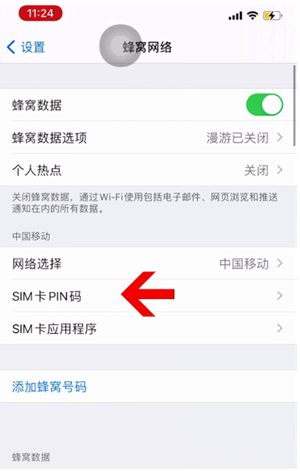 萍乡苹果14维修网分享如何给iPhone14的SIM卡设置密码 