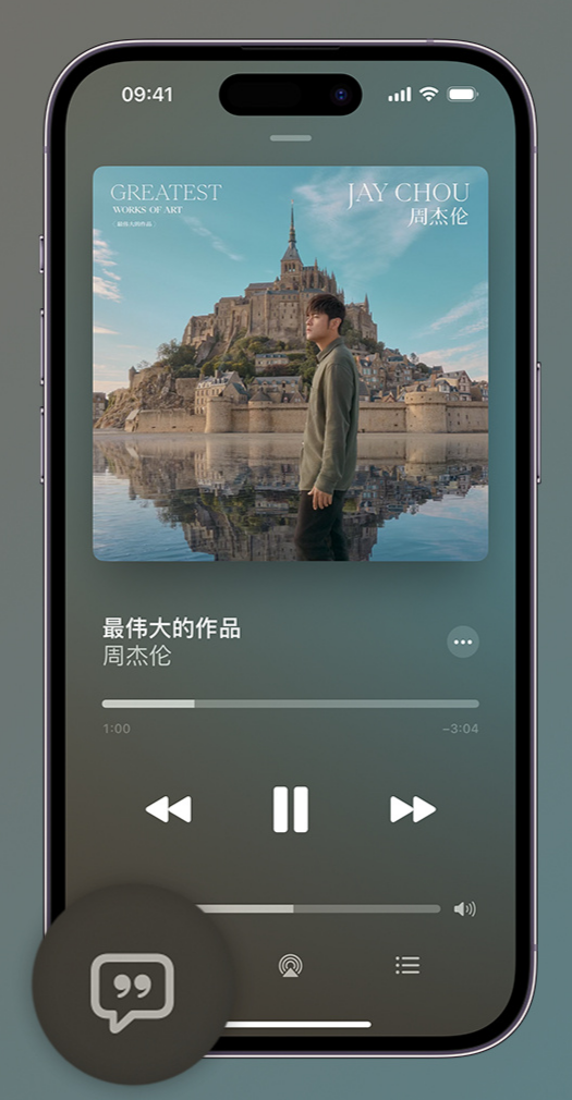 萍乡iphone维修分享如何在iPhone上使用Apple Music全新唱歌功能 