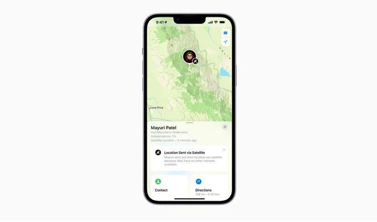 萍乡苹果14维修分享iPhone14系列中 FindMy功能通过卫星分享位置方法教程 