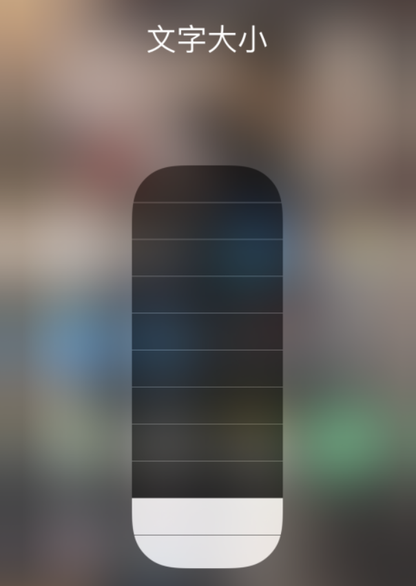 萍乡苹果手机维修分享小技巧：在 iPhone 控制中心快速调节字体大小 