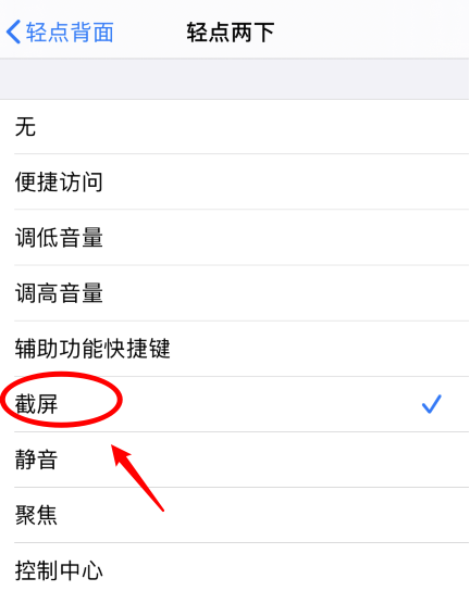 萍乡苹果手机维修分享iPhone12如何启用双击截屏 
